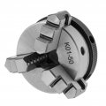 Hohxfyp 3 Jaws Scroll Chuck Self-centering 1 97in Mini Lathe Metal Woodworking For Center Milling Drilling Machine K01-50