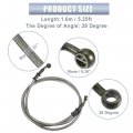 Uxcell 1 Set 6m 5 25ft Motorcycle Hydraulic Brake Or Clutch Line Hose Universal For Dirt Bike Atv Moped Scooter With Screws