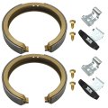 Zreneyfex 781pg 781b Rear Organic Material Brake Shoes Kit Replacement For Buick Rainier 2004-2007 Cadillac Deville 2000-2005 