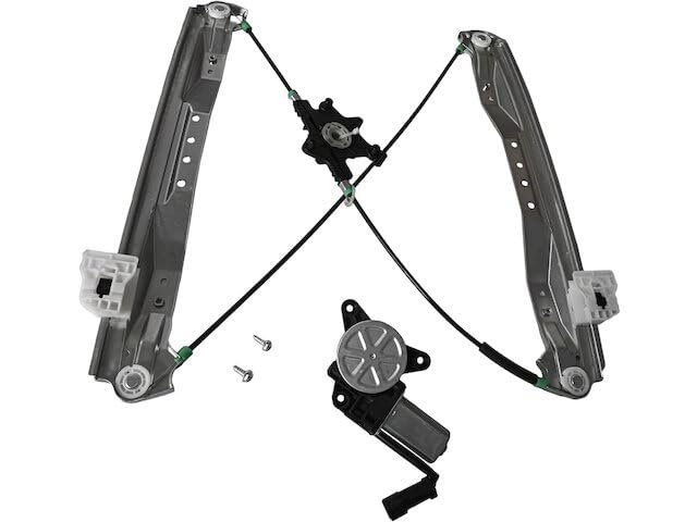 Front Left Driver Side Power Window Motor And Regulator Assembly With 2-pin Connector For 2008-2020 Dodge Grand Caravan
