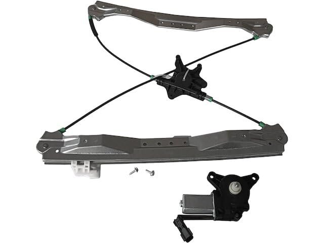 Front Left Driver Side Power Window Motor And Regulator Assembly With 2-pin Connector For 2008-2020 Dodge Grand Caravan