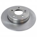 Brake Pads And Rotors Set Rear With Semi-metallic All-weather Solid Mechanics Choice For 2006-2009 Mercedes-benz Clk350 