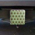 Muddy Dog Paw Print Pattern Tow Trailer Hitch Cover Plug Insert