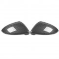 Fydun 2pcs Rearview Wing Mirror Cover Cap Carbon Fiber Style Fit For Golf Mk7 For R Gti Gtd Hatchback Estate 2013-2017