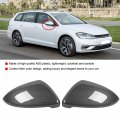 Fydun 2pcs Rearview Wing Mirror Cover Cap Carbon Fiber Style Fit For Golf Mk7 For R Gti Gtd Hatchback Estate 2013-2017