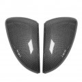 Fydun 2pcs Rearview Wing Mirror Cover Cap Carbon Fiber Style Fit For Golf Mk7 For R Gti Gtd Hatchback Estate 2013-2017