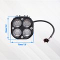 Urlwall Upgraded Headlight For Sur Ron Segway Motorcycle Plug N Play Light Bar 60w Small Square Four Bulbs Headlamp With Switch