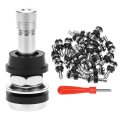 Tr416 Metal Valve Stems 25 Pcs Bolt In Tire Stem With Core Tool Fit 0 453 And 625 Rim Holes High Pressure 