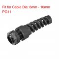Uxcell Pg11 Cable Gland Waterproof Ip68 Nylon Joint Adjustable Locknut With Strain Relief For 6-10mm Dia Wire 2 Pcs