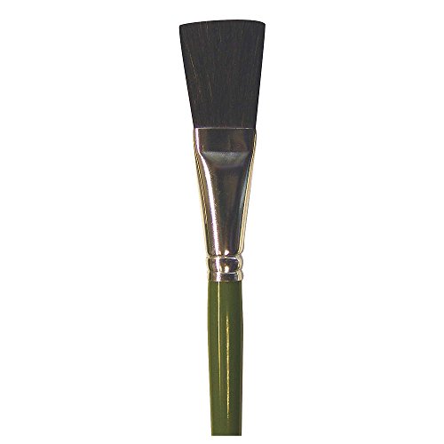 Artist Brush For Oil Paints And Varnishes Natural Camel Hair 3 4 In Width Soft Flagged Bristle With Wood Handle F1626-3