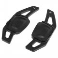 Pair Black Steering Wheel Shift Paddle Shifter For Volkswagen Golf 7 Alltrack Mk7 Variant Aluminum Alloy 