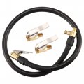 X Autohaux 60cm 24 Tire Valve Stem Extension Inflator Extender Hose Set Universal Fit For Auto Motorcycle Bicycle