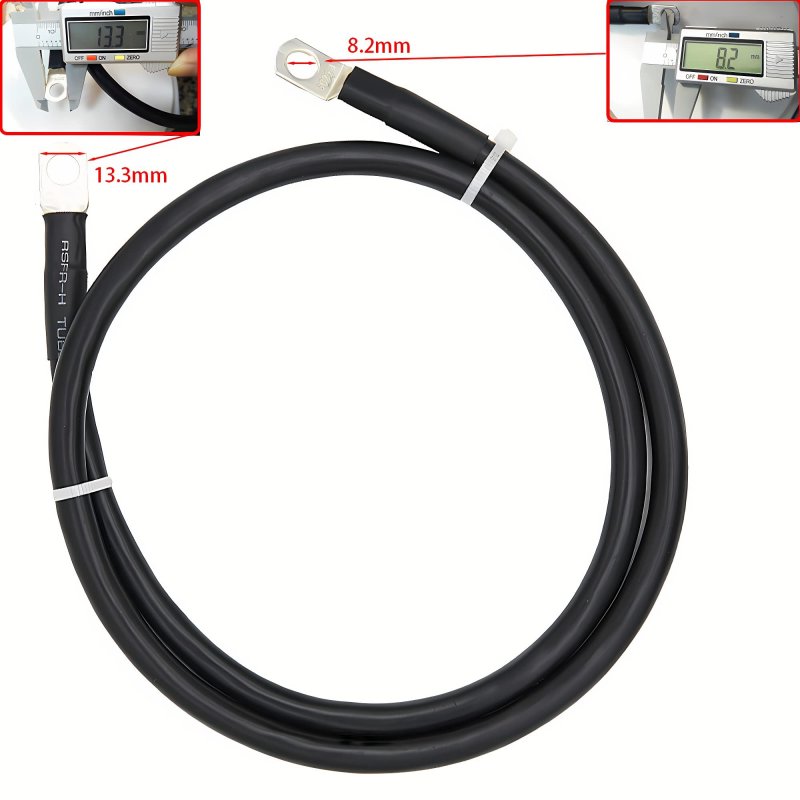 4 Awg Battery Cables Gauge Power Inverter With 5 16 Ring Terminals For Solar Rv Auto Marine Car Boat I Length 3 Ft