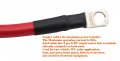 4 Awg Battery Cables Gauge Power Inverter With 5 16 Ring Terminals For Solar Rv Auto Marine Car Boat I Length 3 Ft