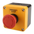 Baomain Red Sign Emergency Stop Switch Push Button Weatherproof 660v With Box 4pcs