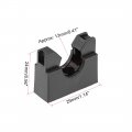 Uxcell Corrugated Tube Holder Ad13 Plastic Mounting Bracket Pipe Clamp Clips 8pcs