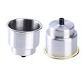 Amarine-made 5pcs Stainless Steel Cup Drink Holder With Drain Marine Boat Rv Camper 