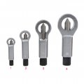 3pcs Nut Removing Splitting Tool Unloader Mechanic Tools Stainless Steel Lugs Splitter For Mechanics Nut Driver Stripped Screw