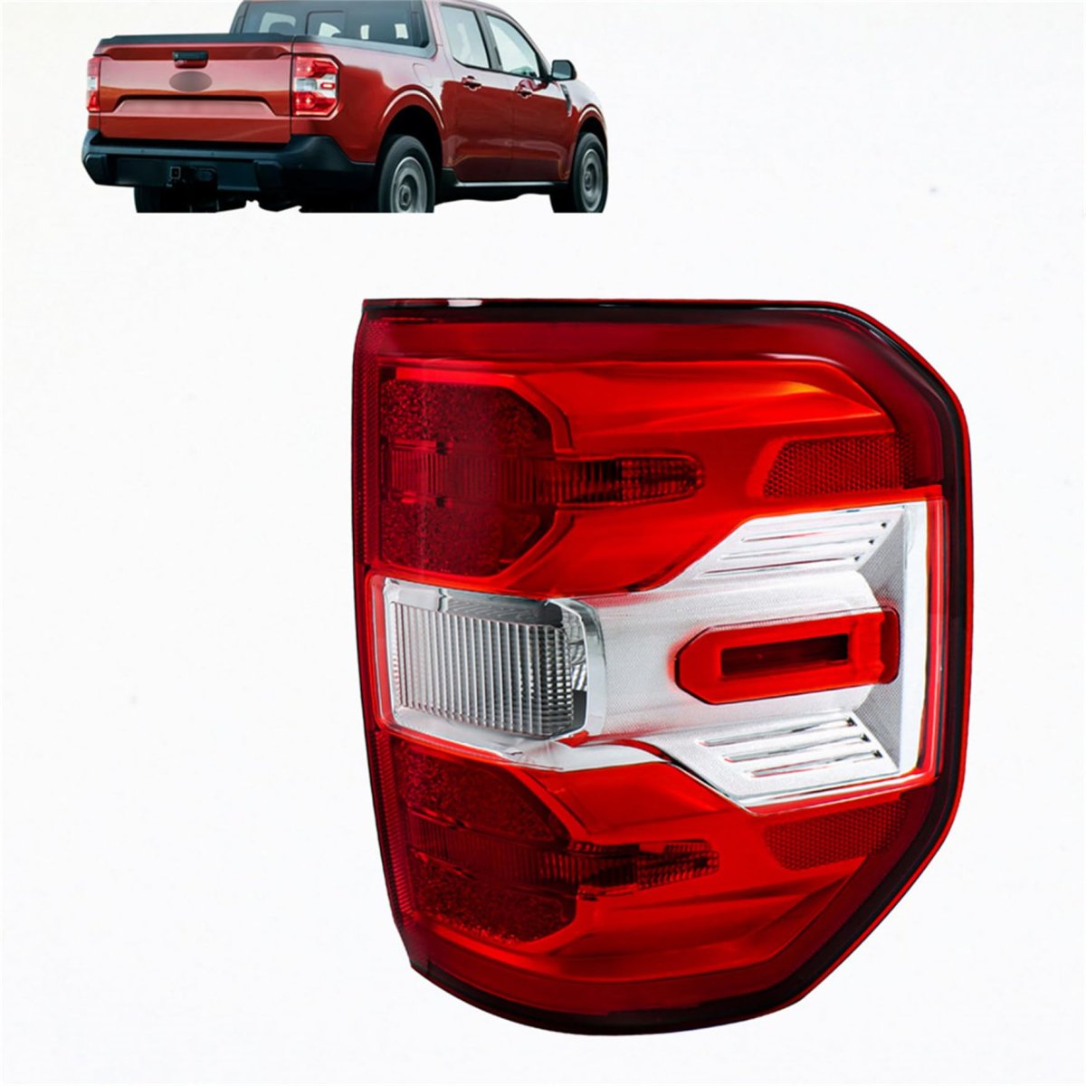 Tail Light Assembly Replacement For Maverick Lariat Rh Side