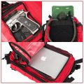 Zseararmy Small Military Survival Backpack Tactical Hydration For Hiking Riding Red