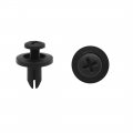 50pcs Black Vehicle Body Panel Retainer Push Pin Rivet Trim Clip 