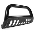 Bull Bar Front Bumper Grill Guard For 2005 2010 Dodge Dakota 2011 Ram And 2006 2009 Mitsubishi Raider All Models Black Powder 