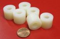 Natural Nylon Spacer Unthreaded 5 16 Screw Size X 750 Od 315 Id 625 Length 25 Pcs 