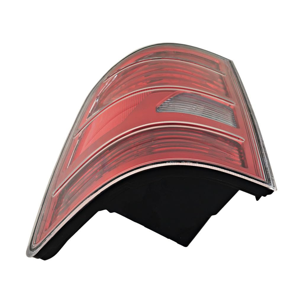 Passenger Side Tail Light Assembly For Honda Ridgeline 2009 2010 2011 Clear And Red Lens Housing Replacement Ho2819140