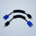 Pa 2x H1 H3 Lamp Ceramic Plug Headlight Harness Wiring Wire Socket With Set 