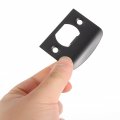 Tehaux Strike Plate Door Full Round Black Corner Extended Lip For Home