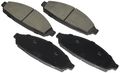Metallic Brake Pad With Shims 102 09310 For Rear Position Vehicle Specific Fit Metal Material 