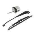 Universal Boat Windshield Wiper Kit Electric Motor Set 12v 105a Rotating For Tractor Fishing Atv Utv With Metal And Rubber