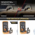 Vipmotoz Sequential Amber Led Side View Mirror Turn Signal Lights Compatible With 2009-2018 Dodge Ram 1500 2500 3500 2019-2022