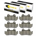 Caltric Front Rear Brake Pads Compatible With Honda Cx650 Tturbo Brakes 1983