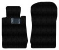 Carpet Front Floor Mats Black For Mercedes-benz Slk320 2004 2003 2002 2001 Includes Heel Pad 