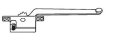 Stb Casement Window Operator Left Hand Face Mount Aluminum 9 In Long Arm 