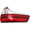 Outer Tail Light For Toyota Sienna 2015 2016 2017 2018 2019 Passenger Side Non Se Model To2805123 81550-08050 Halogen Red Clear 