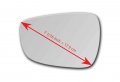 New Replacement Mirror Glass With Full Size Adhesive For Elantra Sedan Veloster Accent Driver Side View Left Lh