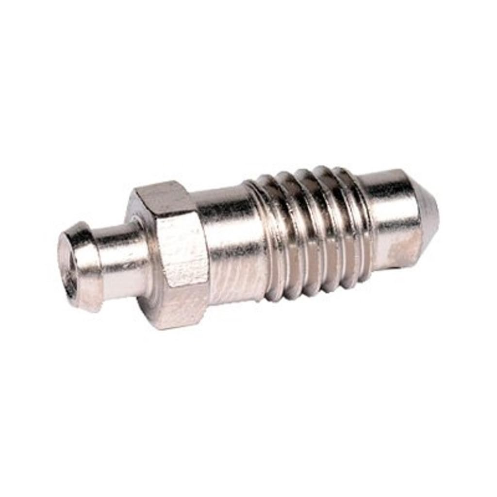 Brake Bleeder Screw Rear For Chevy Cavalier 1990 To 2005 Steel Silver Hex Head Coarse Thread Replacement 25846360