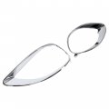 Kuafu Pair Headlight Bezel Compatible With 2001-2017 Freightliner Columbia Replacement For 0632242002 0632242003 Headlamp Trim