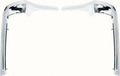 1968-72 Chevy Ii Nova Eyebrow Moldings Pair 
