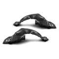 Front Inner Fender Liner Set For Acura Tsx 2009 2014 Black Pe Material 2 Piece Pair 74100tl2a00 74150tl2a00 Ac1248124 Ac1249124 