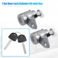 X Autohaux 1 Set Front Left Right Side Door Lock Cylinder With Keys For Chevy Colorado Gmc Canyon 2004-2012 Hummer H3 2006-2010