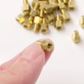 Uxcell 30pcs M4 X 5mm 6mm Male-female Thread Brass Spacer Standoff Hexagonal Hex For Diy Computer Build Electronic Projects Pcb