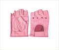 Womens Al3012 All Leather Fingerless Gloves 3x-large Pink 