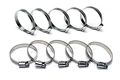 Hps Emsc-20-32x10 Stainless Steel Embossed Hose Clamps Sae 12 Effective Size 7 8 1-1 4 3 Band Pack Of 10
