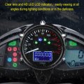 Universal Motorcycle Speedometer 0 160km H Digital Led Lcd Tachometer Speed Gauge Retro Black