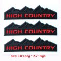 Yoaoo 3x Genuine Black High Country Emblem Badges Door Tailgate 3d Nameplate For Silverado 1500 2500hd Sierra 3500hd Oem Red