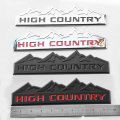 Yoaoo 3x Genuine Black High Country Emblem Badges Door Tailgate 3d Nameplate For Silverado 1500 2500hd Sierra 3500hd Oem Red