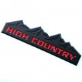 Yoaoo 3x Genuine Black High Country Emblem Badges Door Tailgate 3d Nameplate For Silverado 1500 2500hd Sierra 3500hd Oem Red